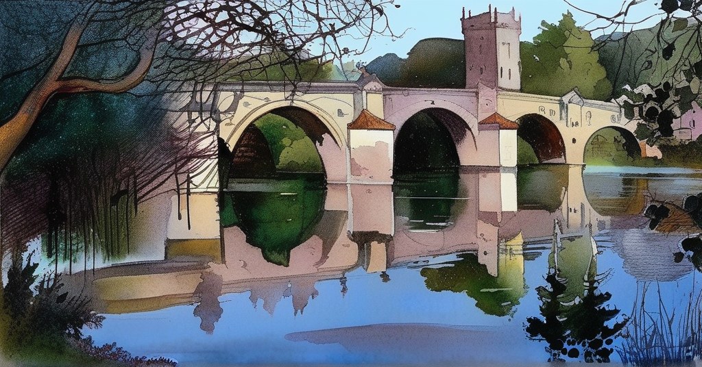Braga — aquarelle — Portugal