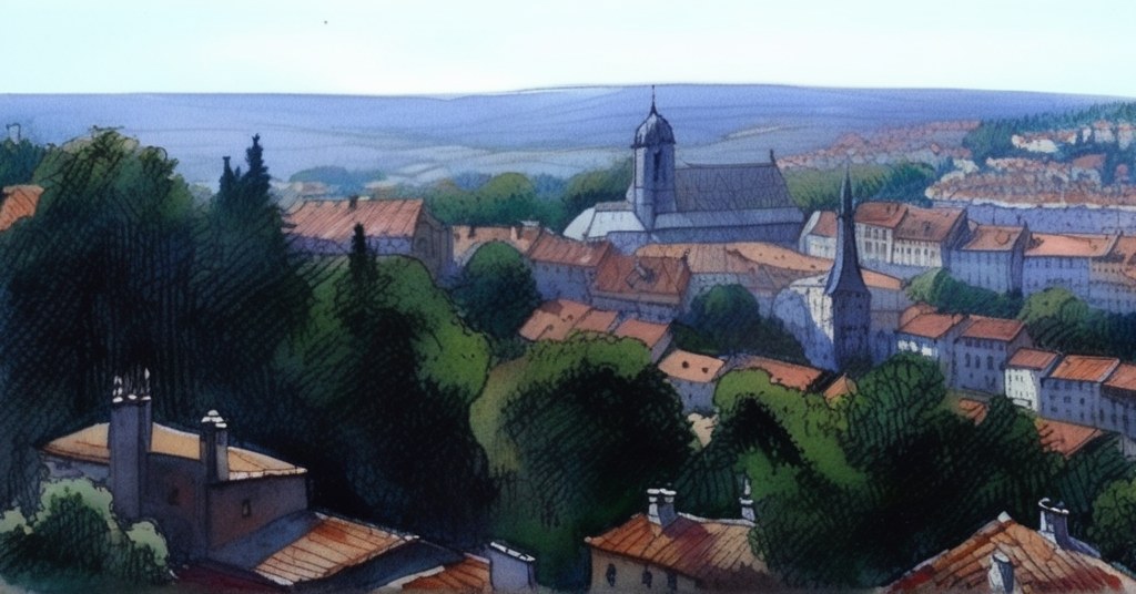 Bragança — aquarelle — Portugal