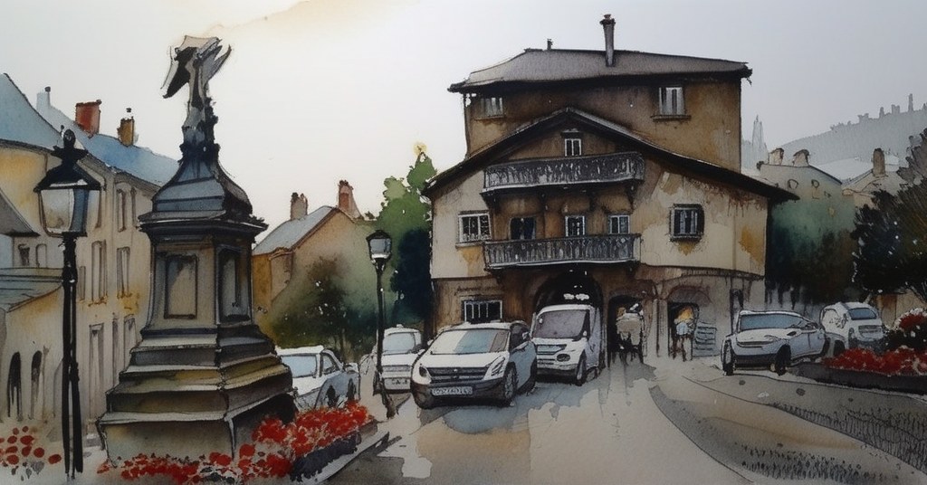 Aquarelle de Bréhal