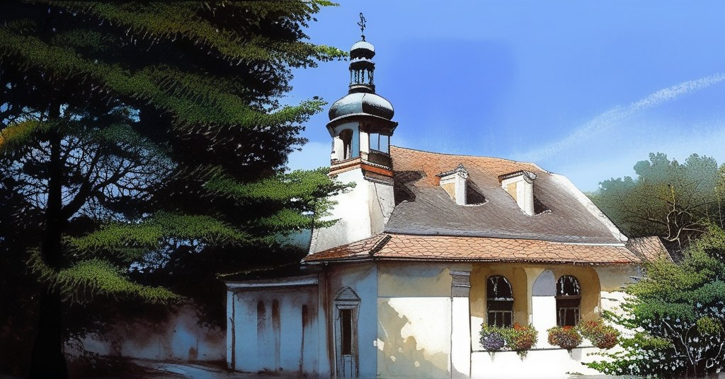 Breuilpont — aquarelle — France