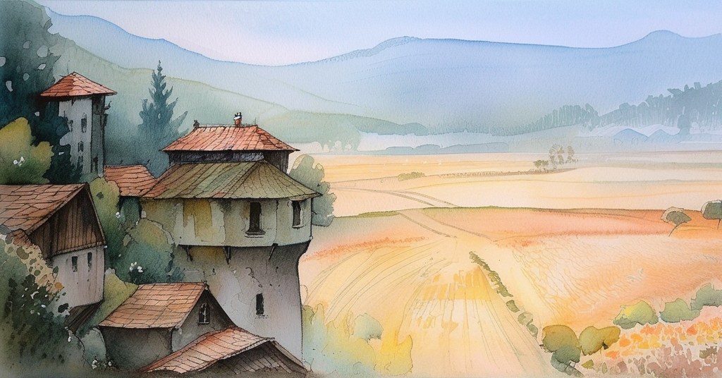 Cabourg — aquarelle — France