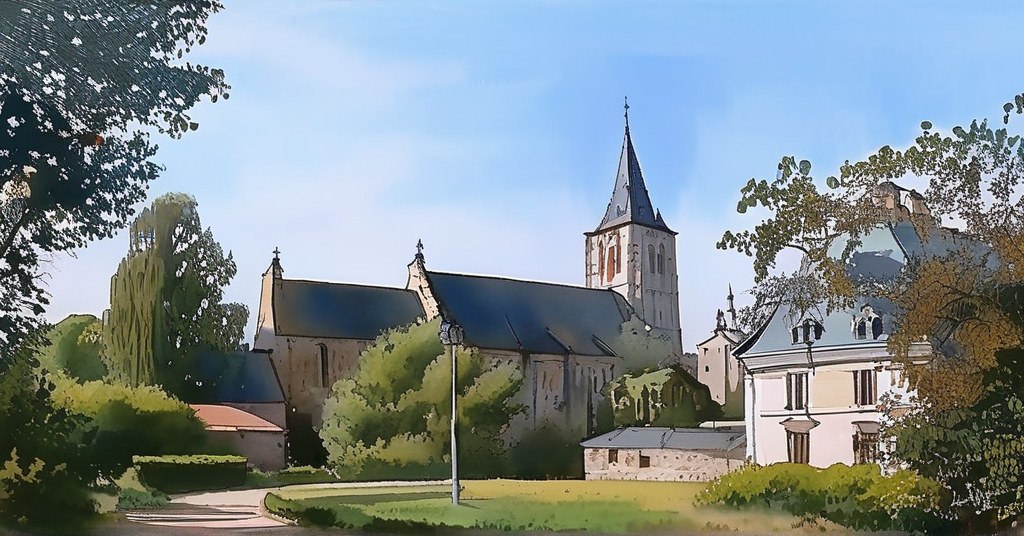 Aquarelle de Canteleu