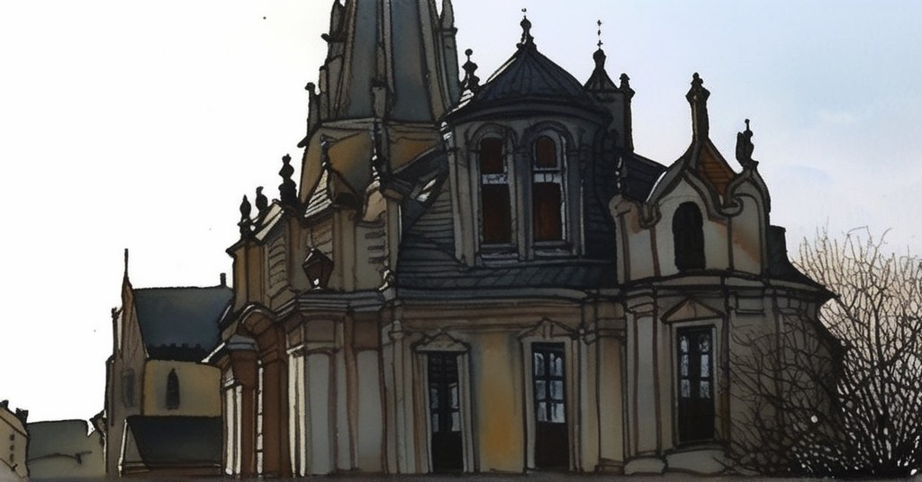 Aquarelle de Carentan-les-Marais
