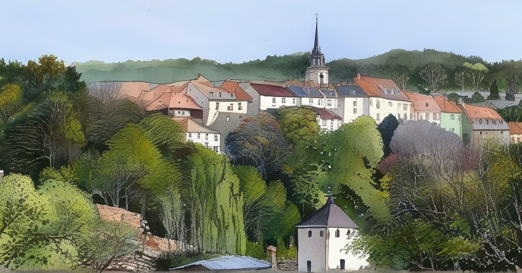 Champhol — aquarelle — France