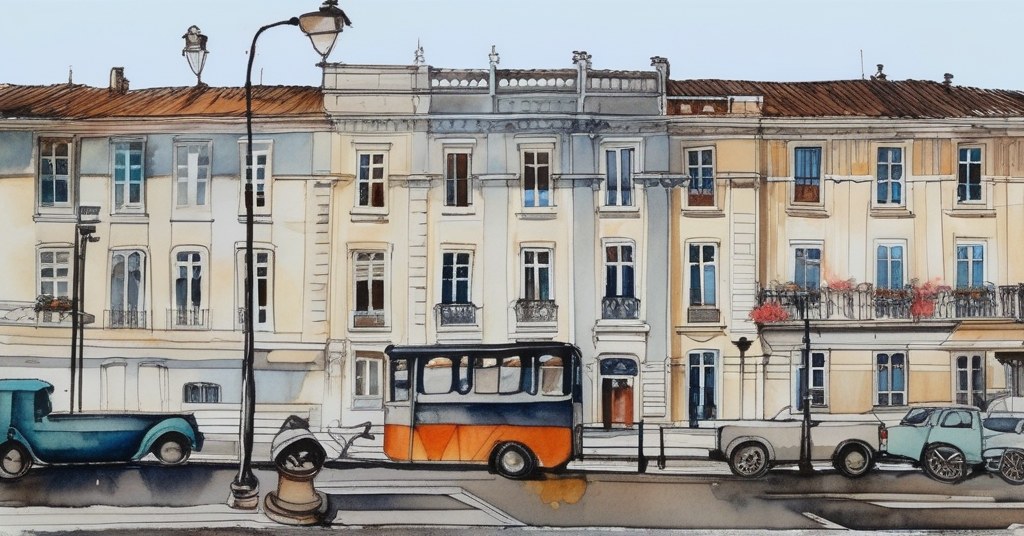 Champigny-sur-Marne — aquarelle — France