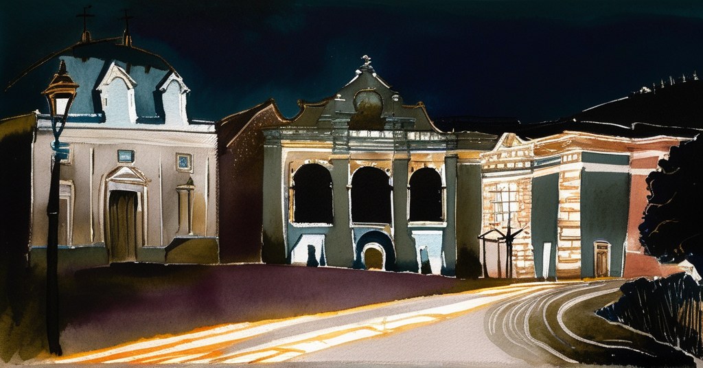Chantilly — aquarelle — France