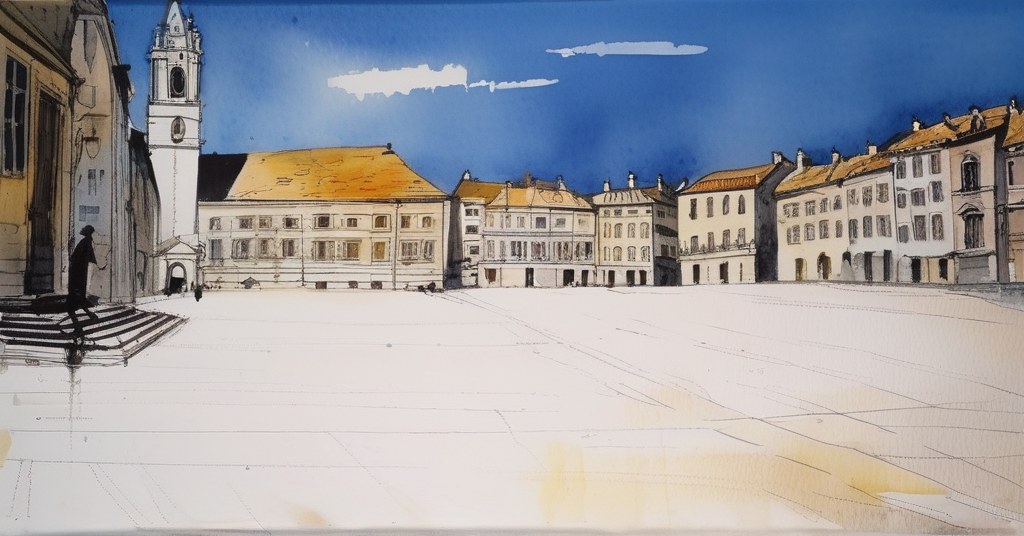 Coimbra — aquarelle — Portugal