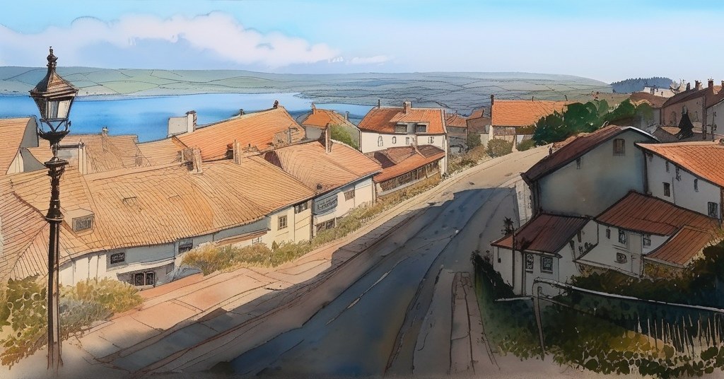 Colleville-Montgomery — aquarelle — France