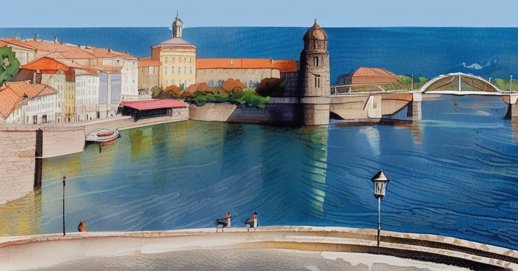 Collioure — aquarelle — France