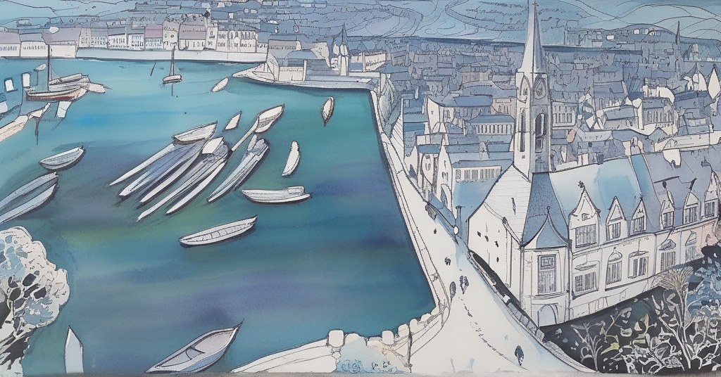 Concarneau — aquarelle — France