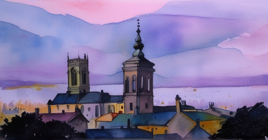 Aquarelle de Coutances