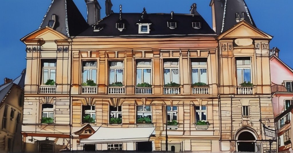 Criquetot-l'Esneval — aquarelle — France