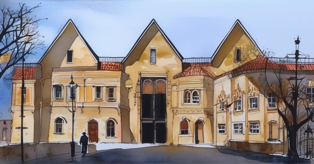 Croissy-sur-Seine — aquarelle — France