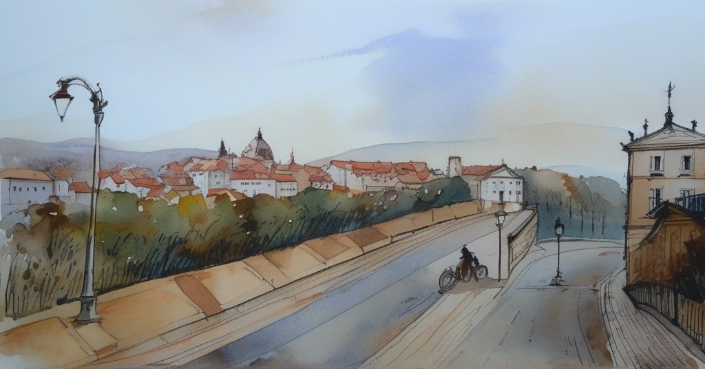 Deauville — aquarelle — France