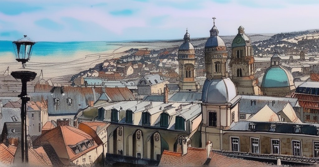 Aquarelle de Dieppe