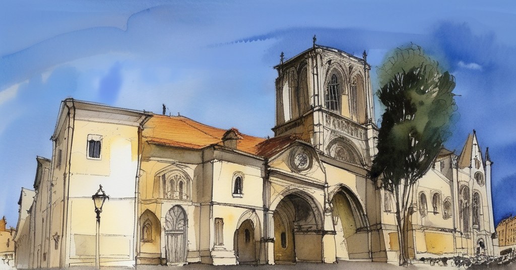Aquarelle de Dives-sur-Mer