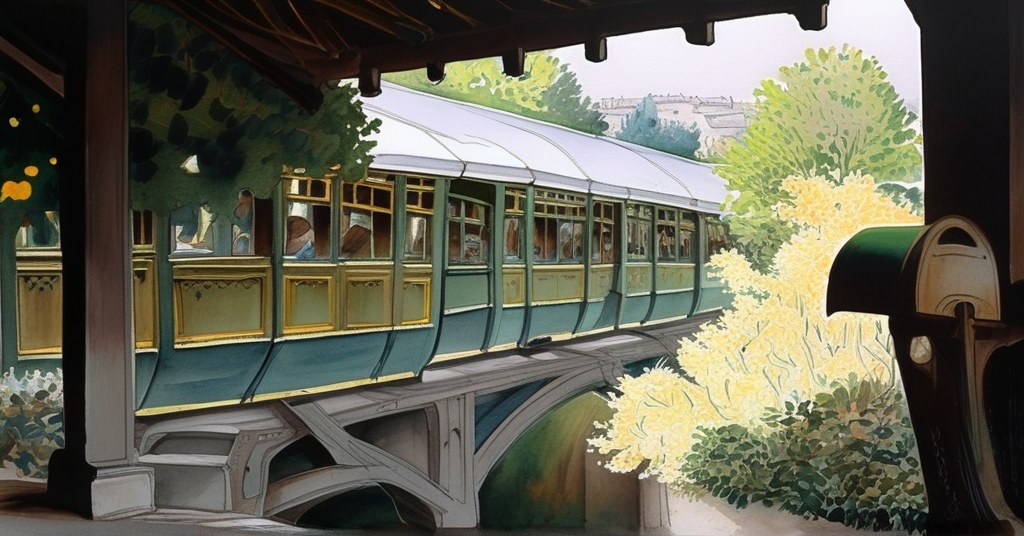 Dozulé — aquarelle — France