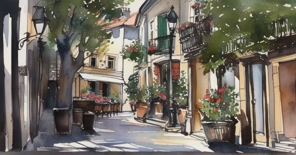 Entroncamento — aquarelle — Portugal