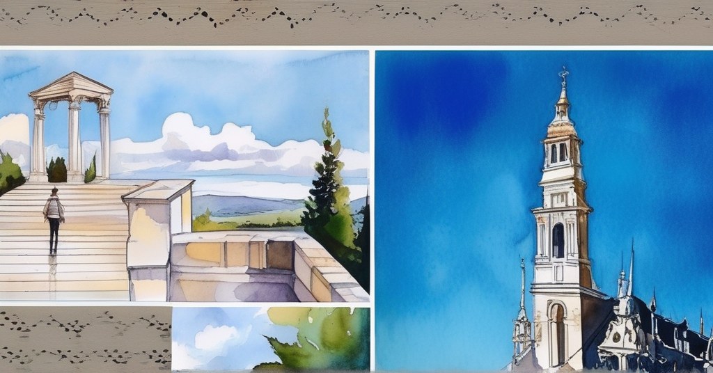 Fátima — aquarelle — Portugal