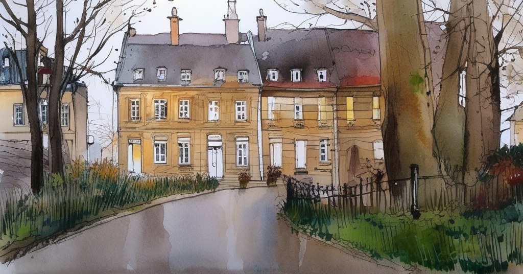 Aquarelle de Flers