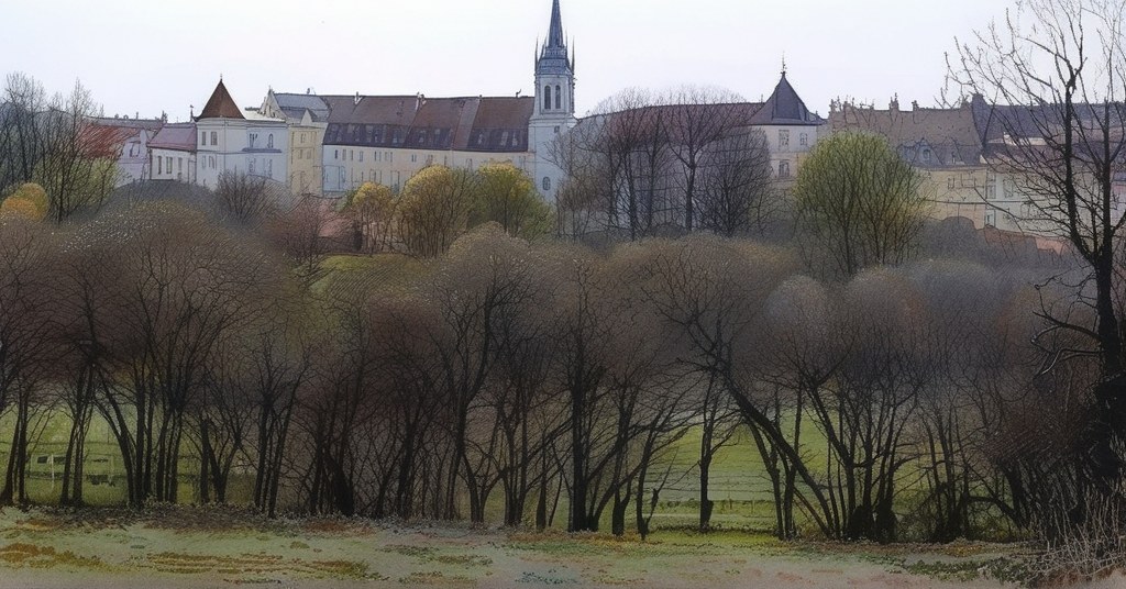 Aquarelle de Fleury-sur-Orne
