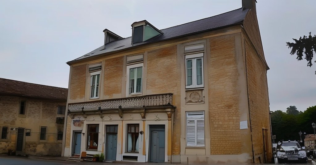 Frénouville — aquarelle — France