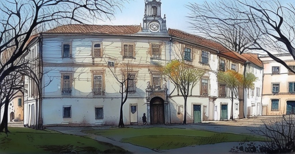 Fundão — aquarelle — Portugal