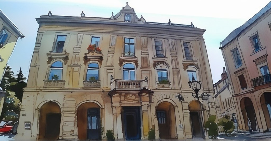 Aquarelle de Gijón
