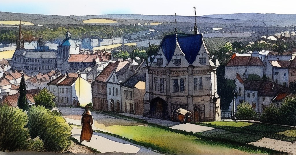 Aquarelle de Gisors