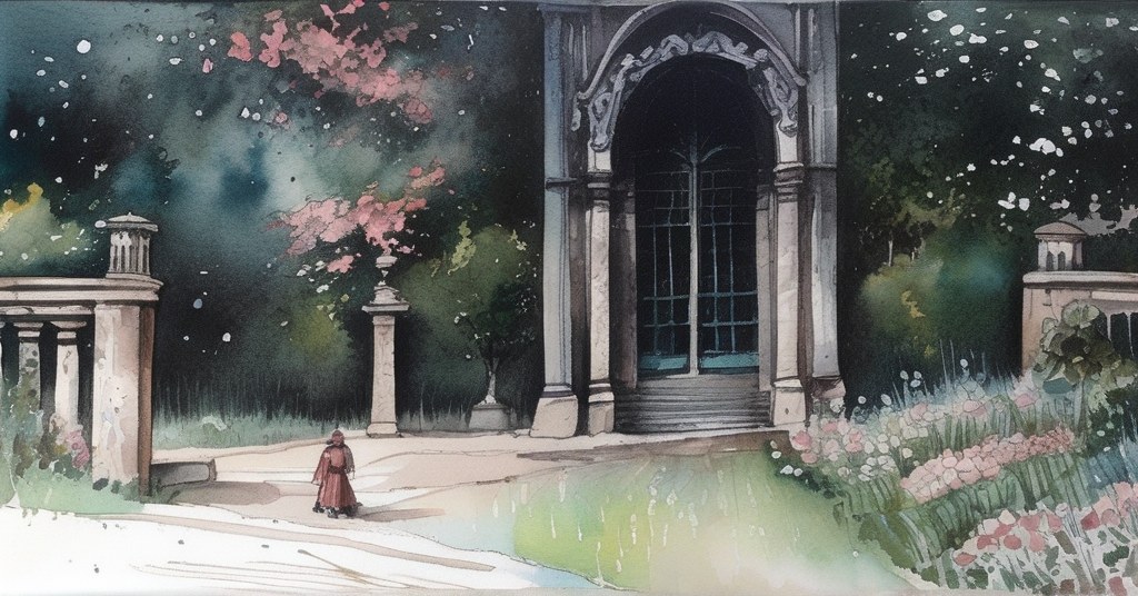Gouffern en Auge — aquarelle — France
