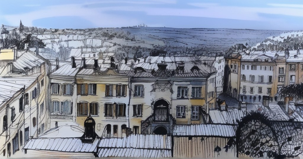 Aquarelle de Granville