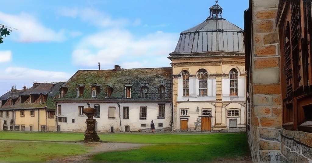 Gravigny — aquarelle — France