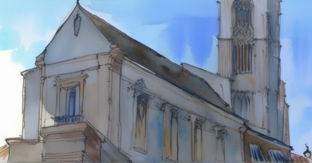 Hermanville-sur-Mer — aquarelle — France