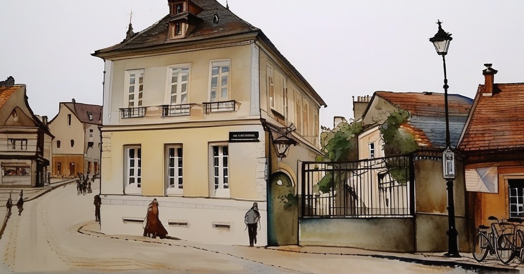 Heubécourt-Haricourt — aquarelle — France