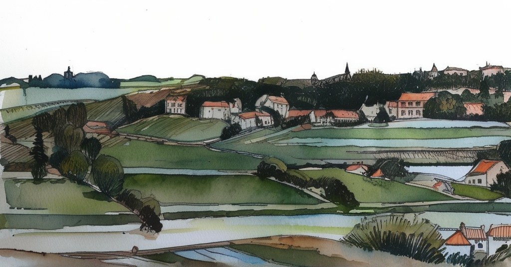 Aquarelle de Huambo
