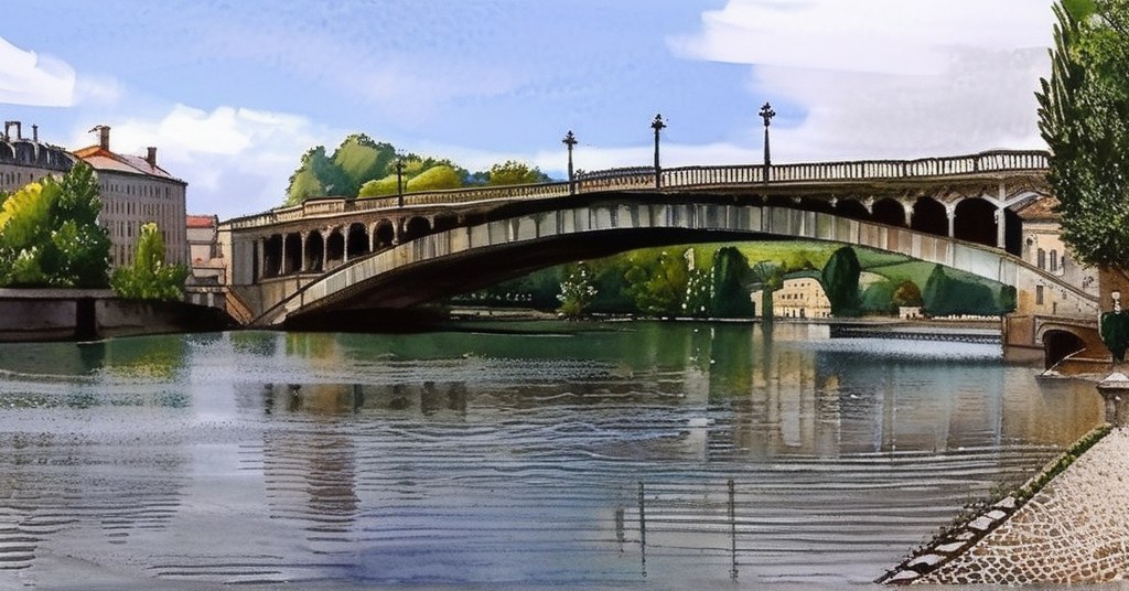 Joinville-le-Pont — aquarelle — France