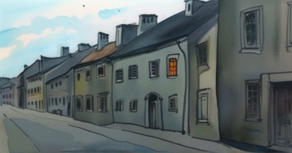 La Hague — aquarelle — France
