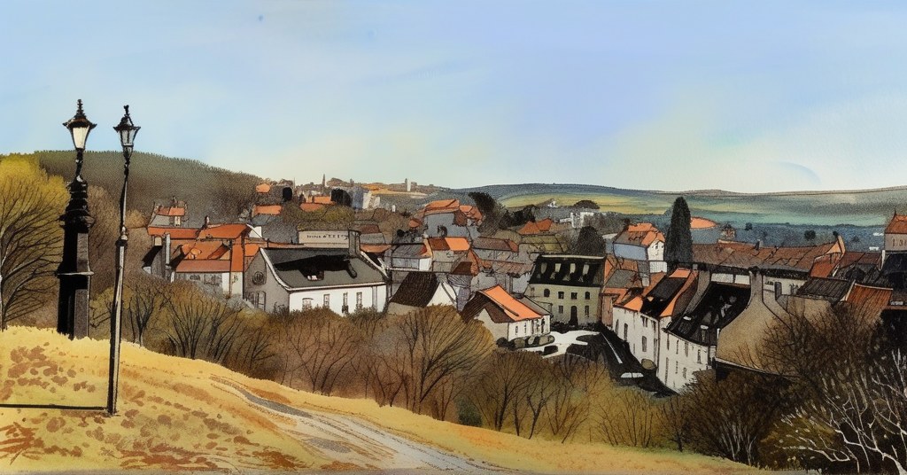 Laize-Clinchamps — aquarelle — France