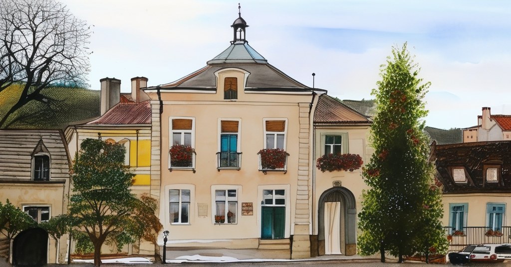 Le Mesnil-le-Roi — aquarelle — France