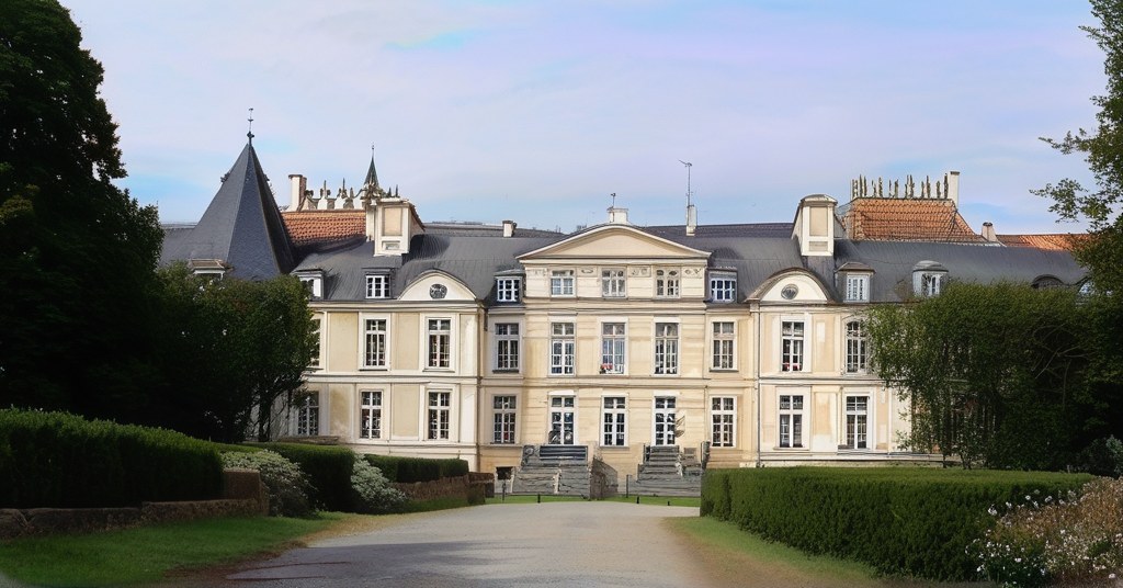 Le Mesnil-Saint-Denis — aquarelle — France