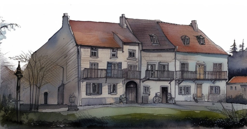 Aquarelle de Le Petit-Quevilly