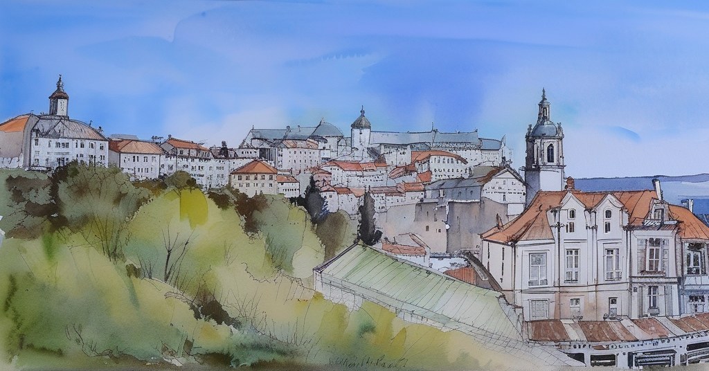 Le Touquet-Paris-Plage — aquarelle — France
