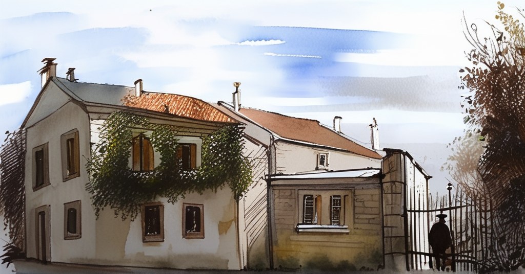 Les Essarts-le-Roi — aquarelle — France
