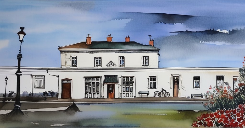 Les Villages Vovéens — aquarelle — France