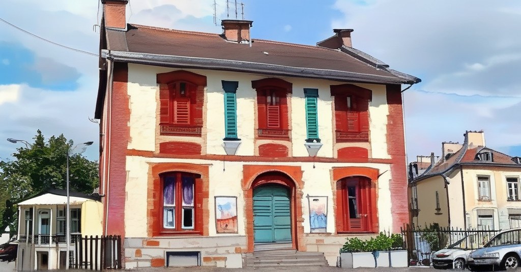 Limay — aquarelle — France