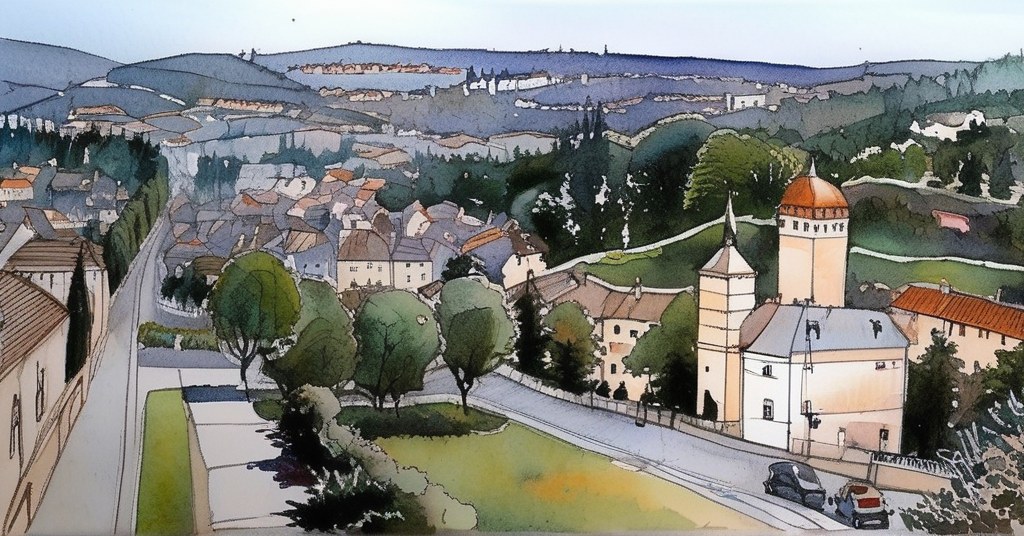 Aquarelle de Limoges