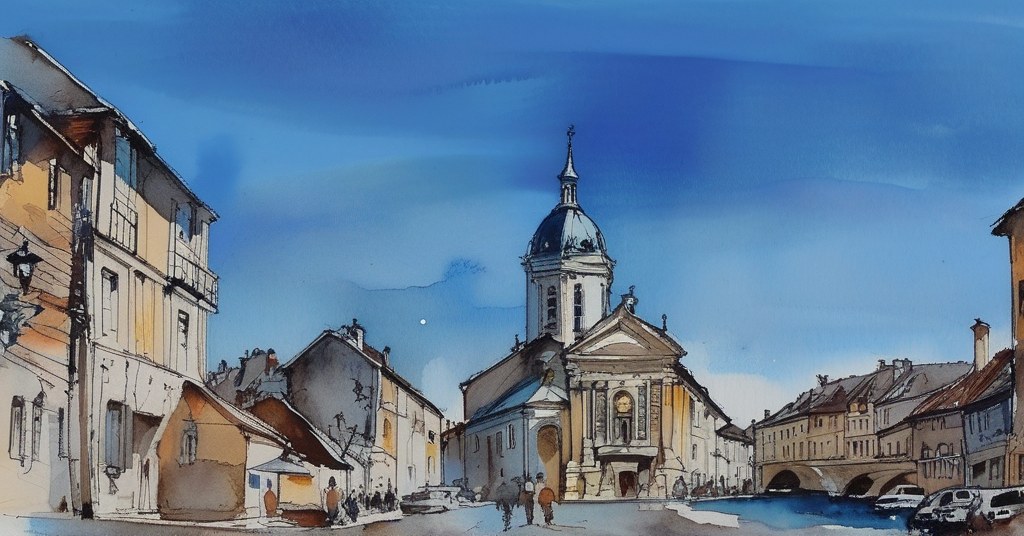 Livarot-Pays-d'Auge — aquarelle — France