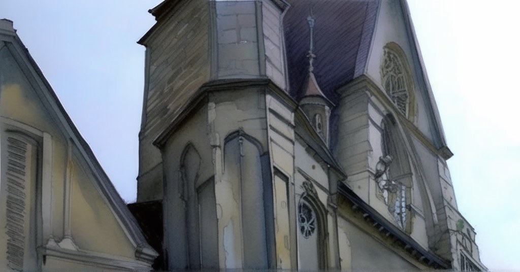 Longny les Villages — aquarelle — France