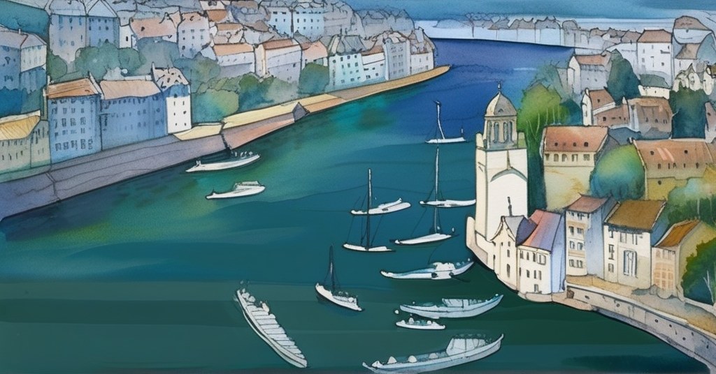 Aquarelle de Lorient