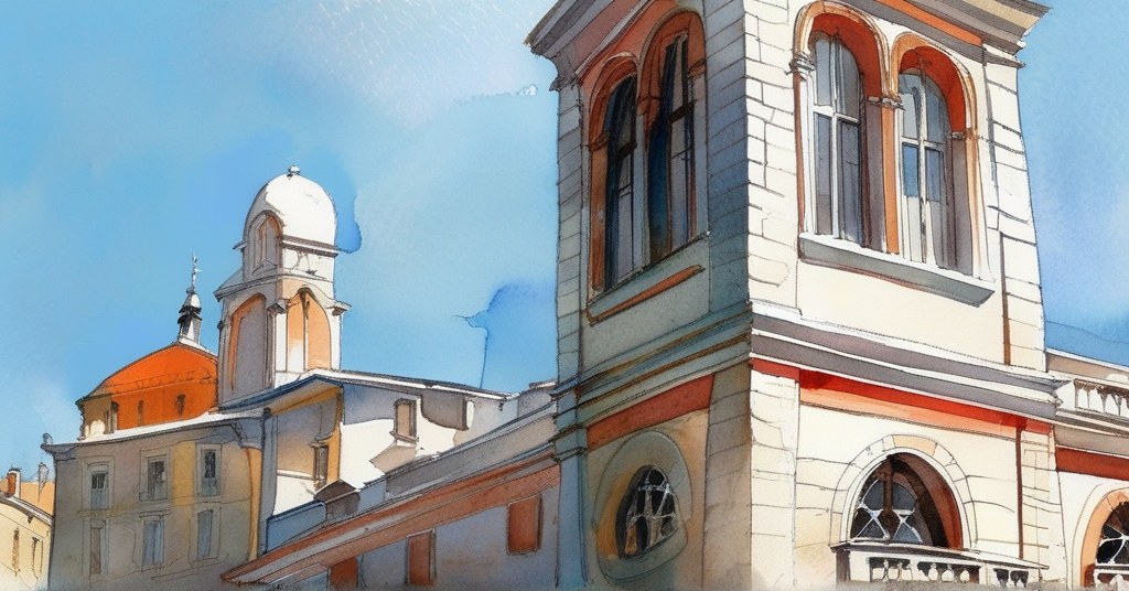 Loulé — aquarelle — Portugal